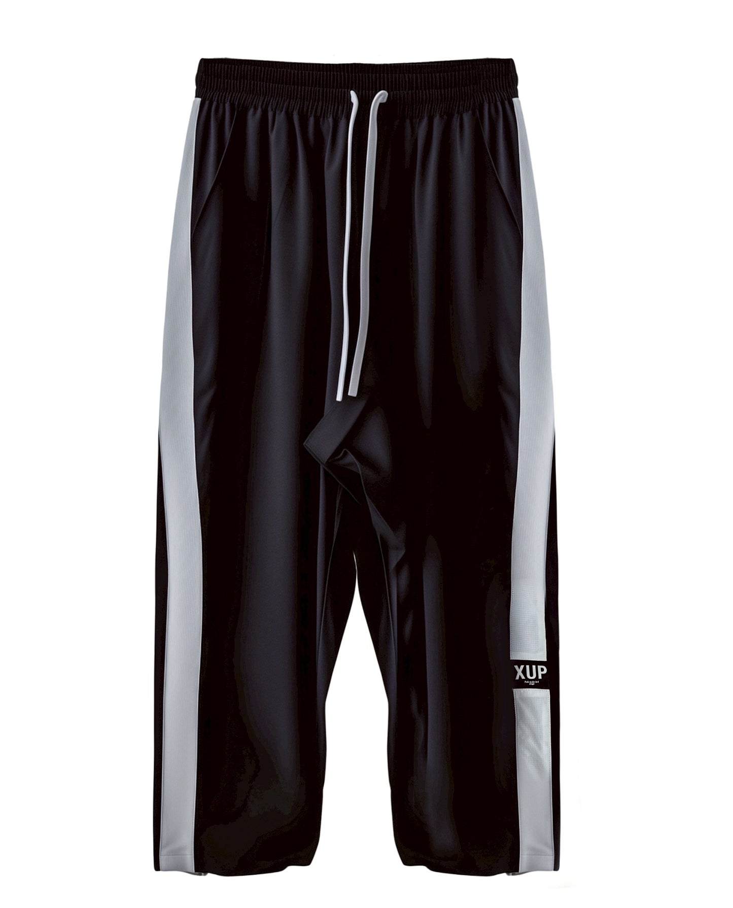 Full scale nylon cargo pants black