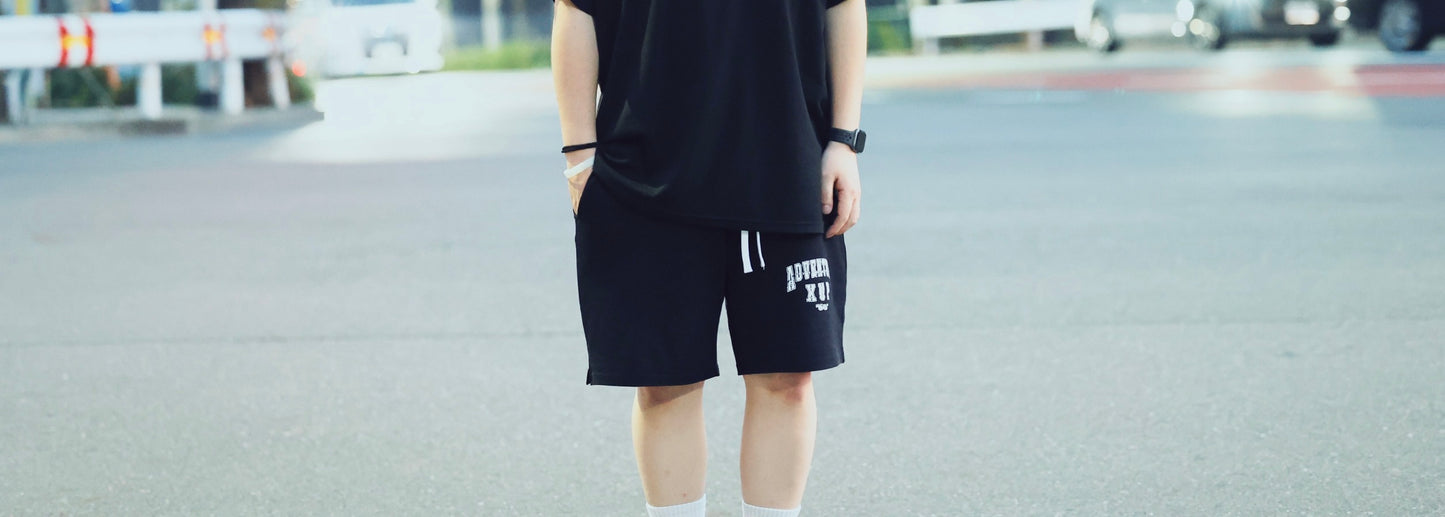 adventure half pants black