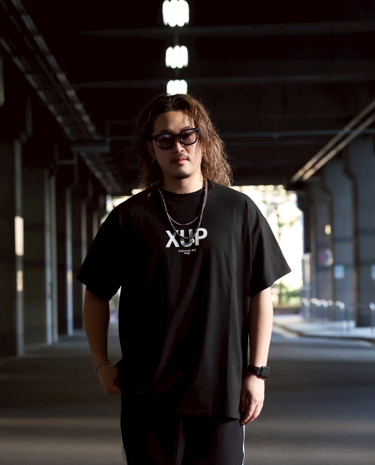XUP CREW T shirt black