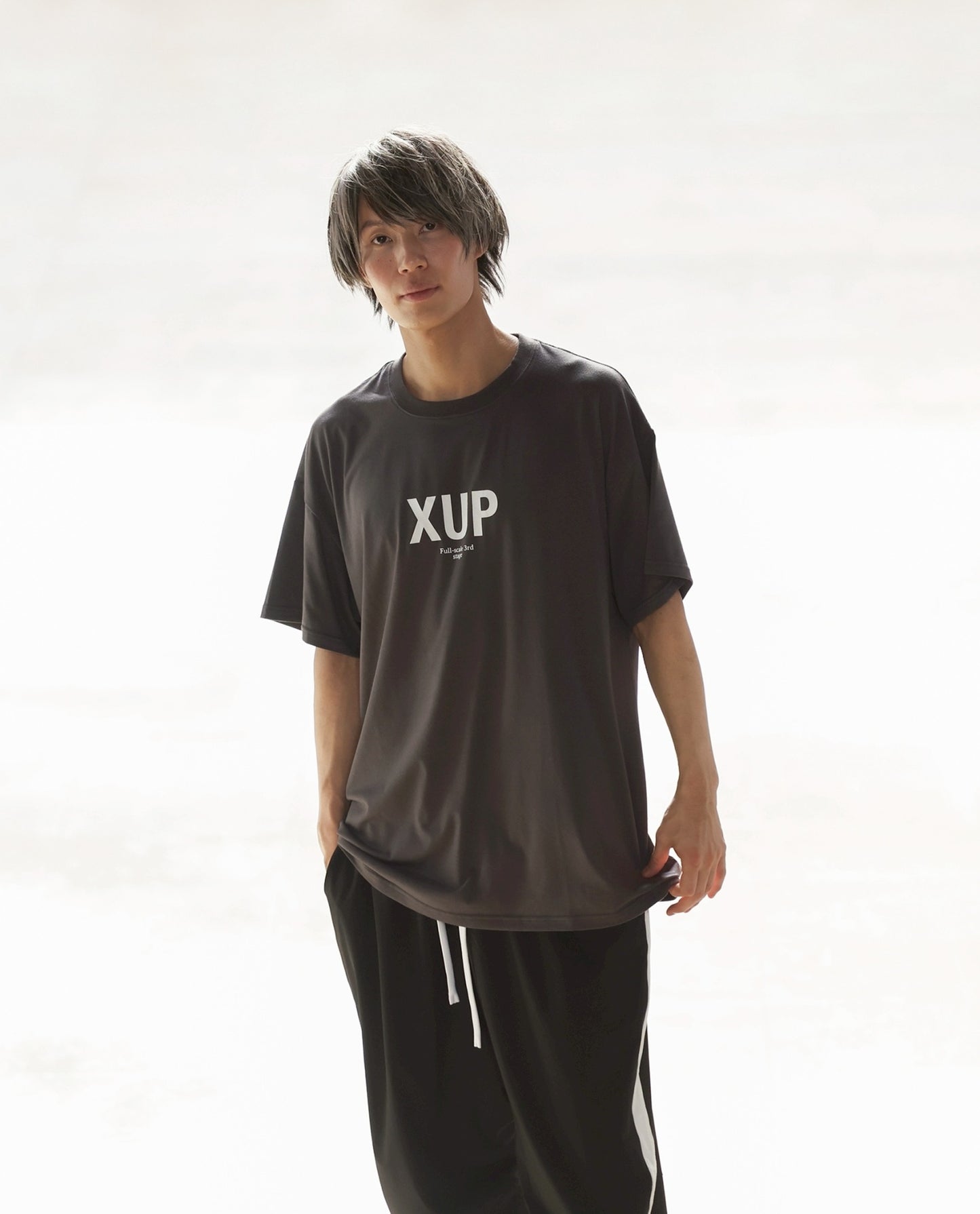 XUP CREW T shirt ashgray