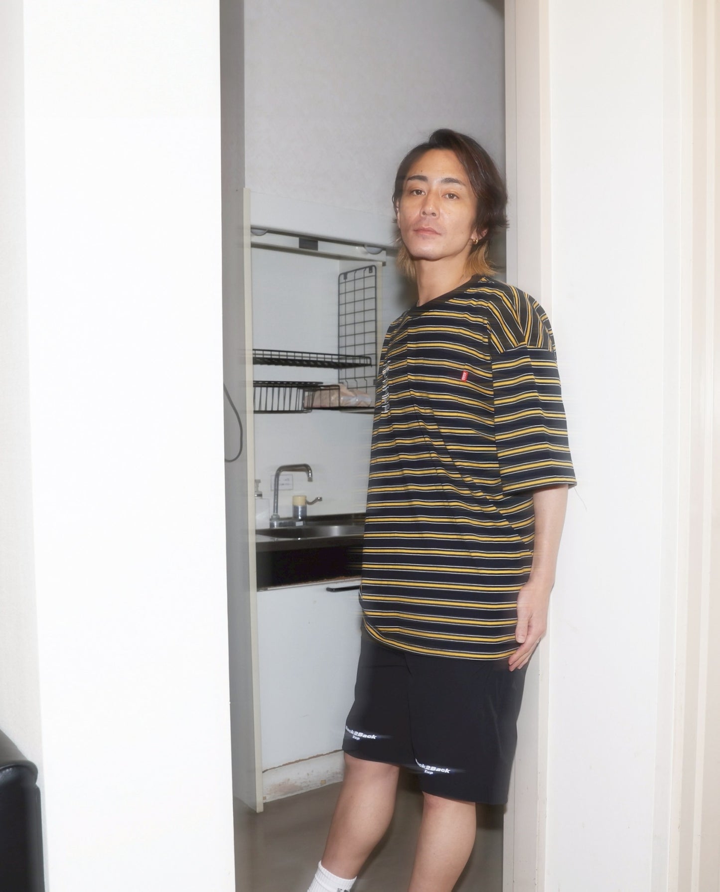 XUP border Tshirt black