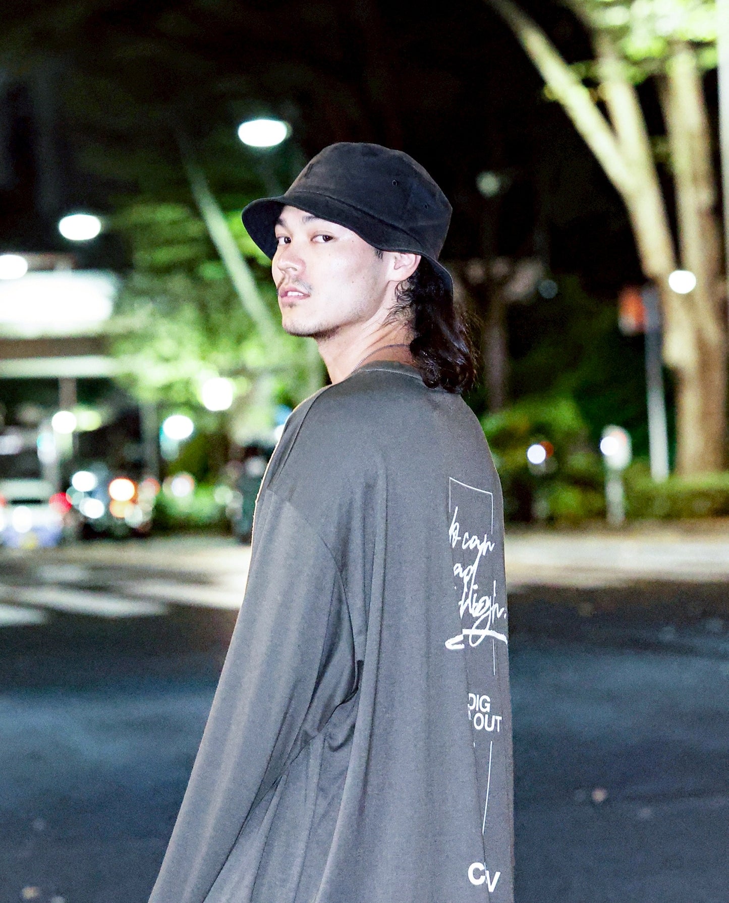 LV long sleeve moss green