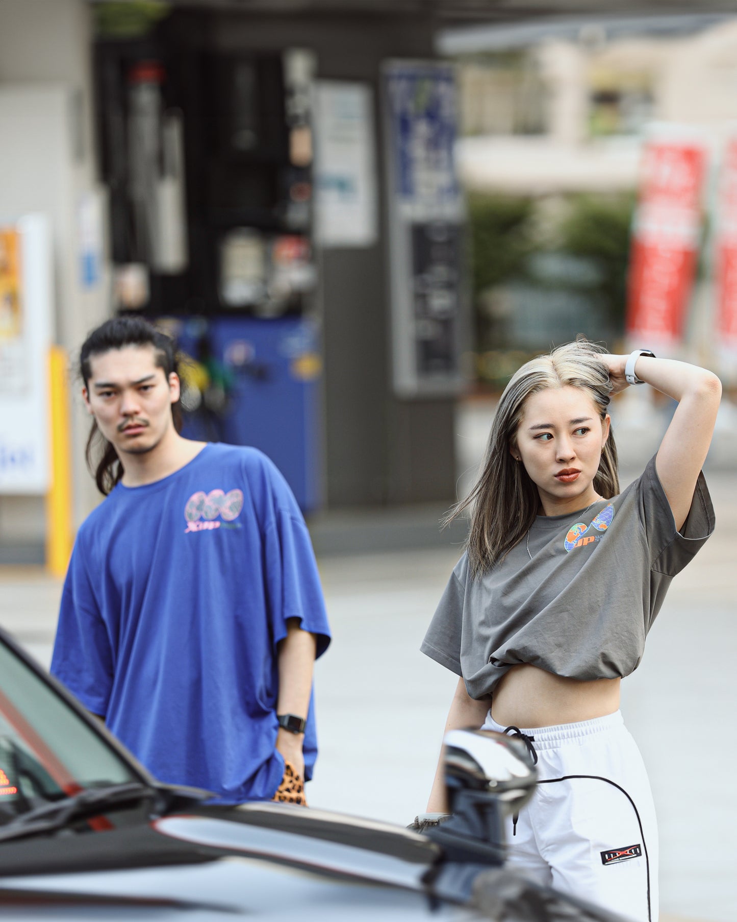 XUP WORLD Tshirt charcoal black