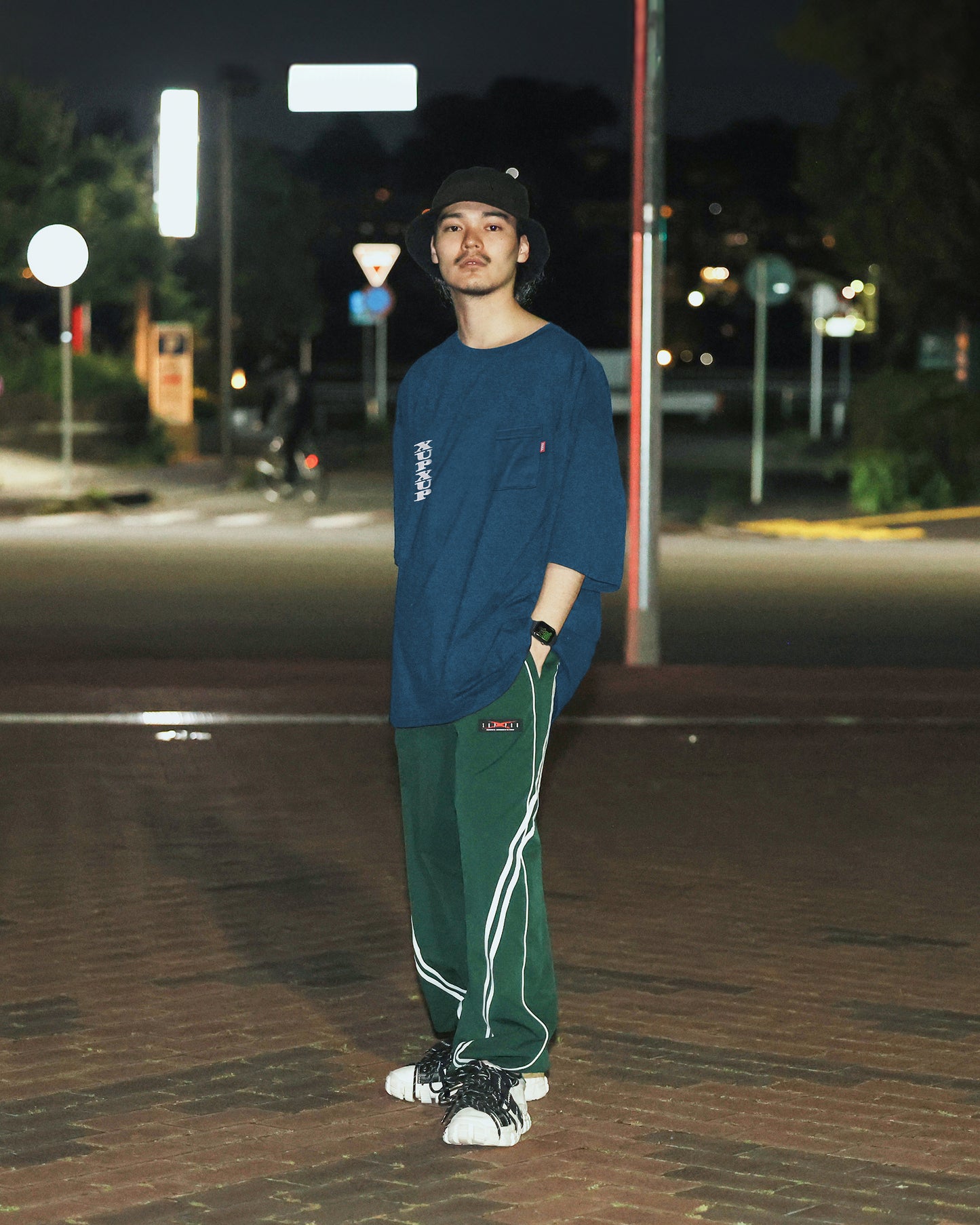 XUP FLOW LINE pants green