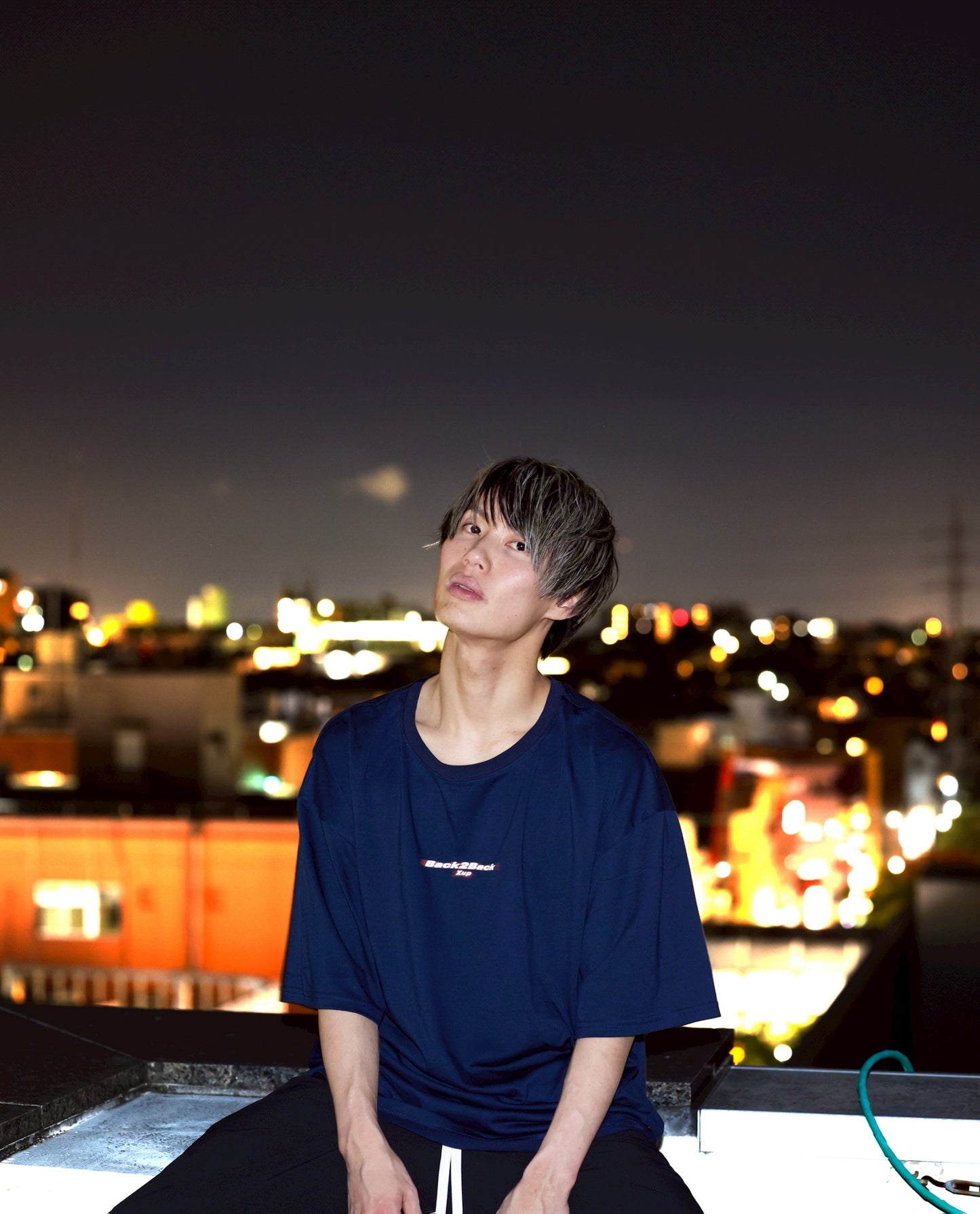 back 2 back Tshirt navy