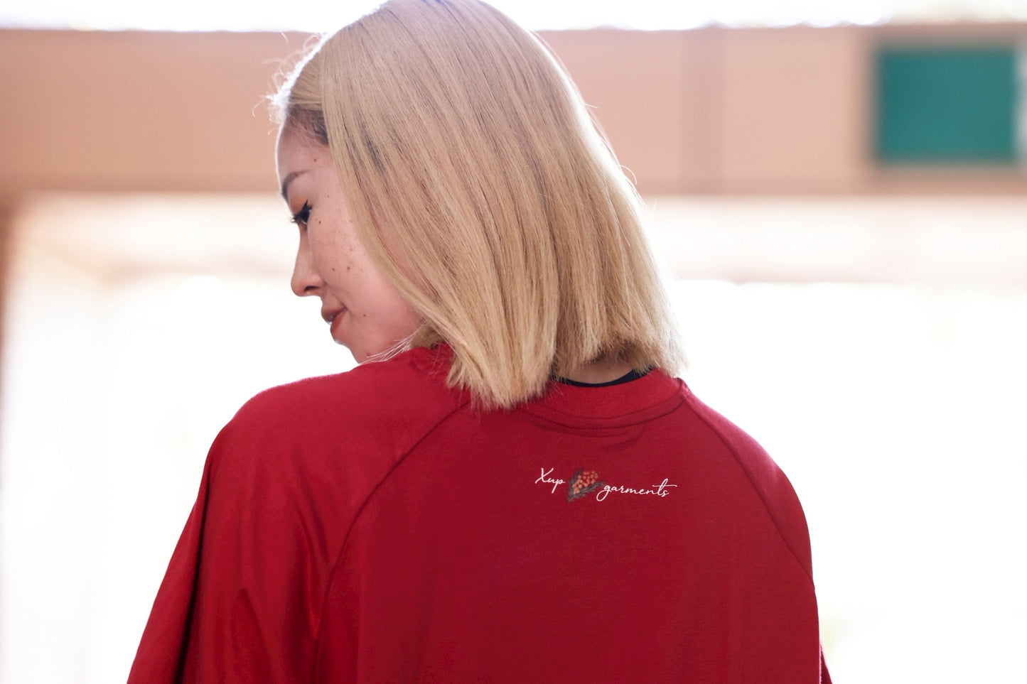 mimosa T shirt burgundy