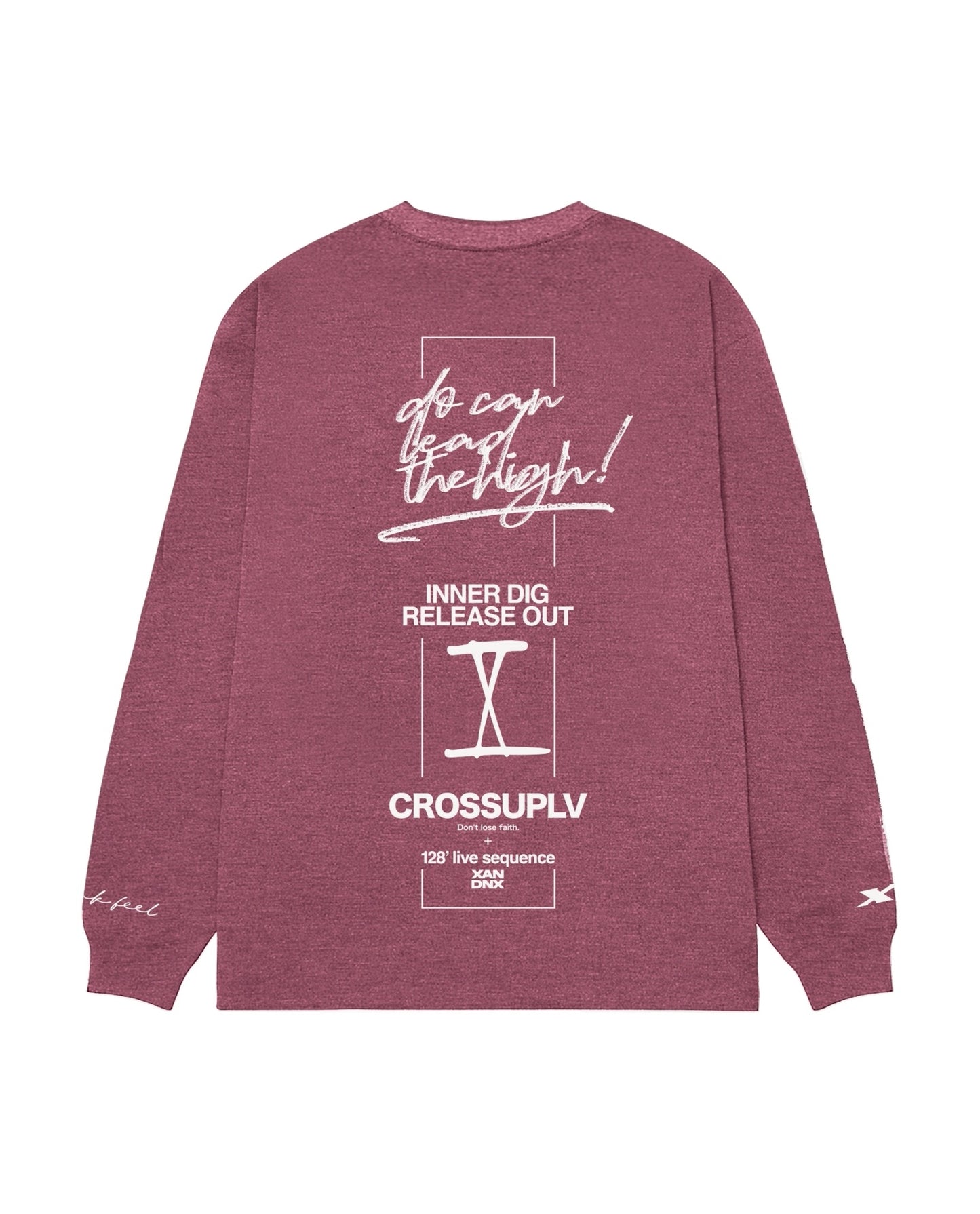 LV long sleeve ruby red