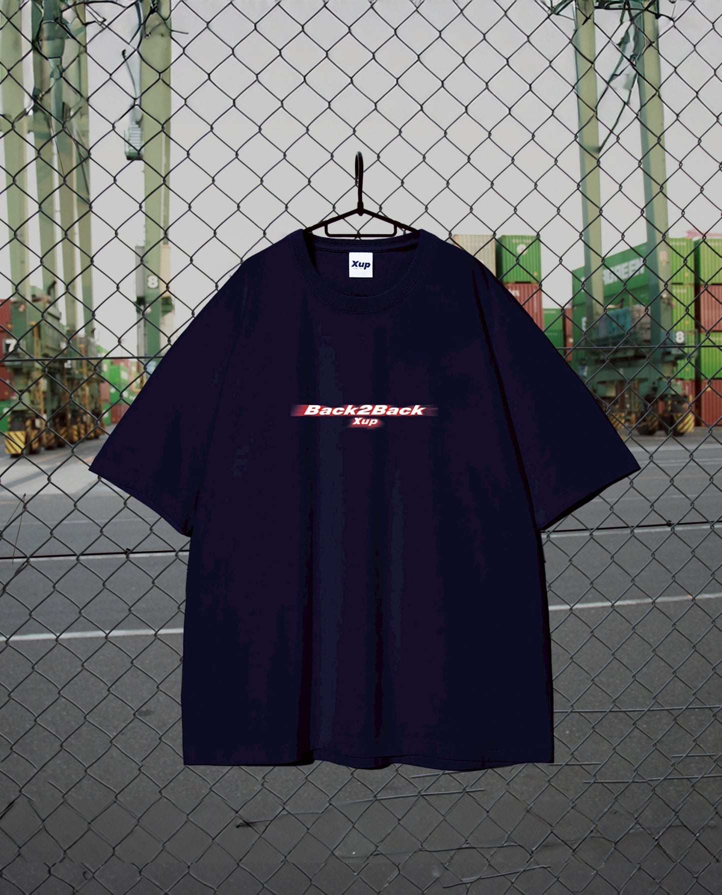 back 2 back Tshirt navy
