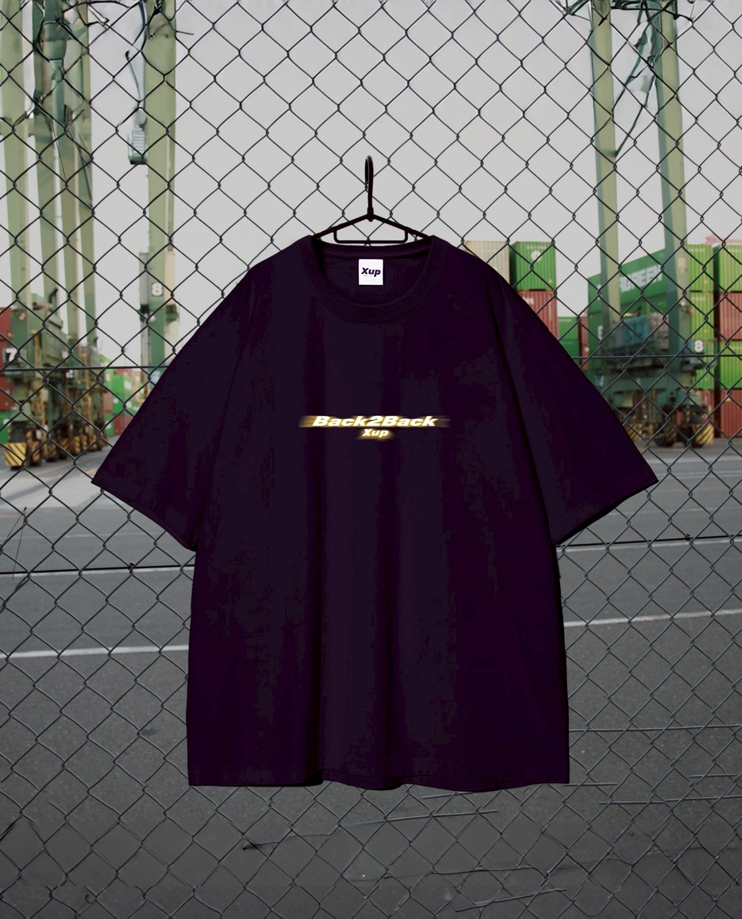 back 2 back Tshirt purple