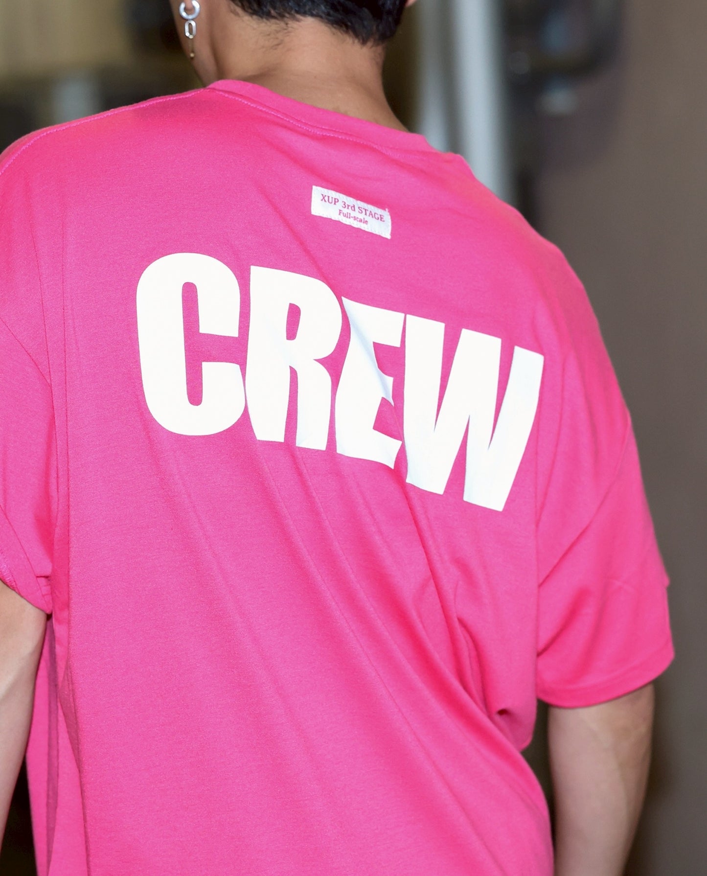 XUP CREW T shirt pink