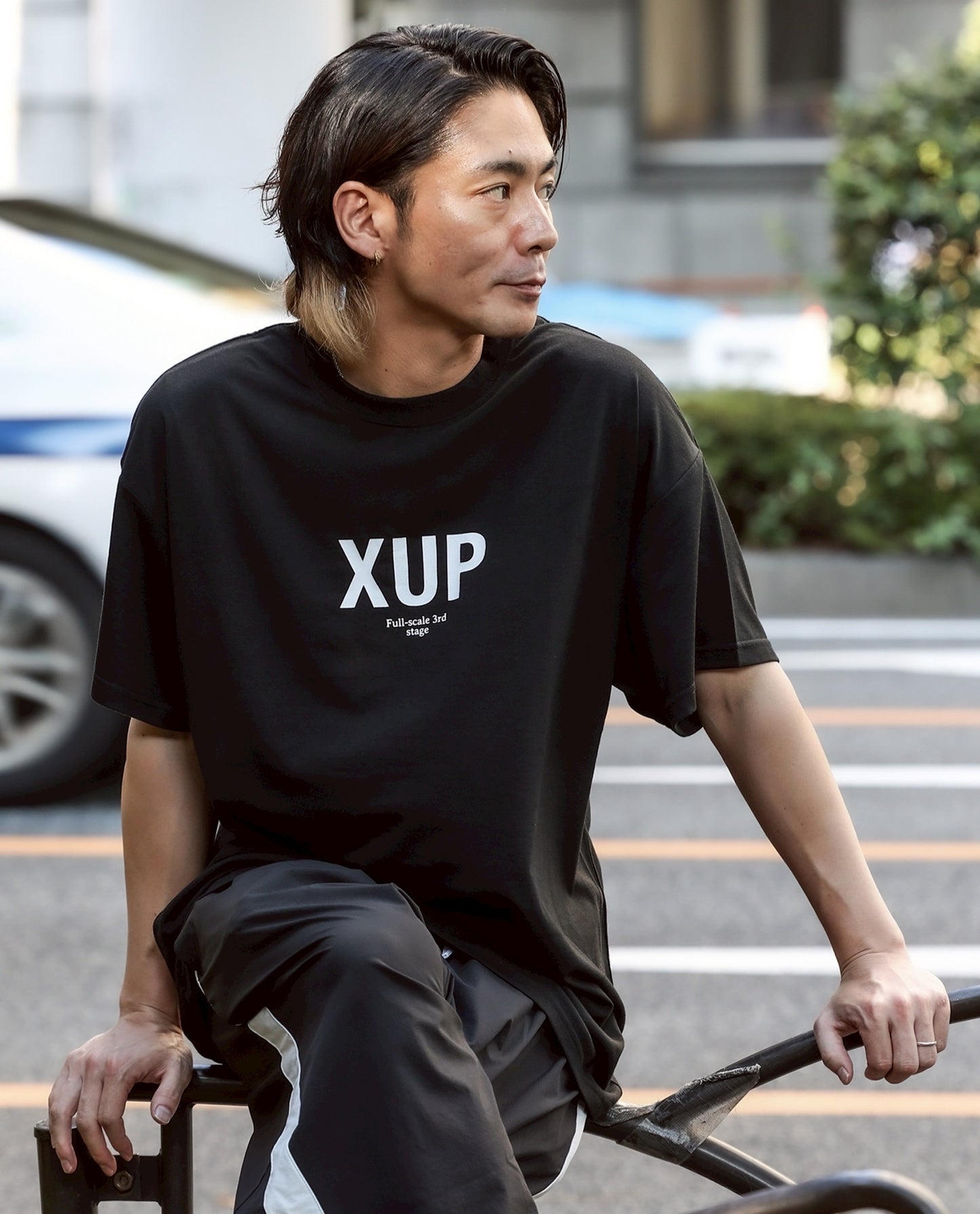 XUP CREW T shirt black