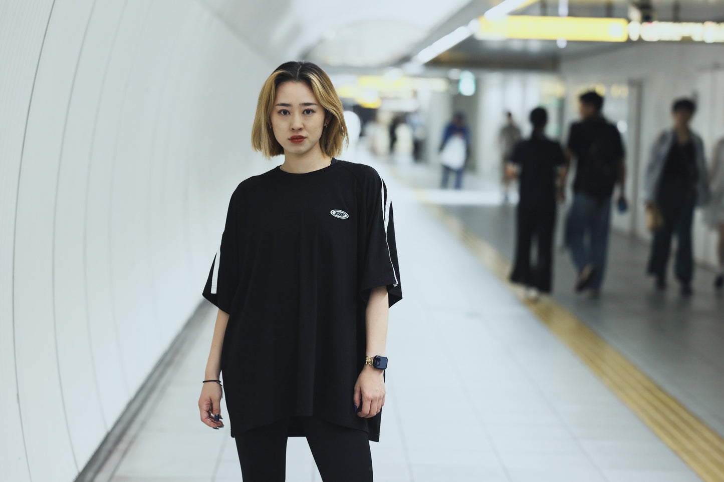 XUP line Tshirt black