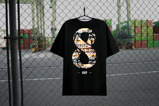 No.8 Tshirt black