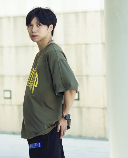 CROSSUP Arch T shirt Olive Yellow