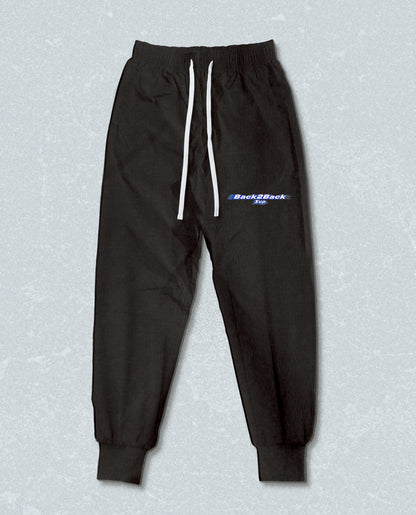 back 2 back nylon pants black