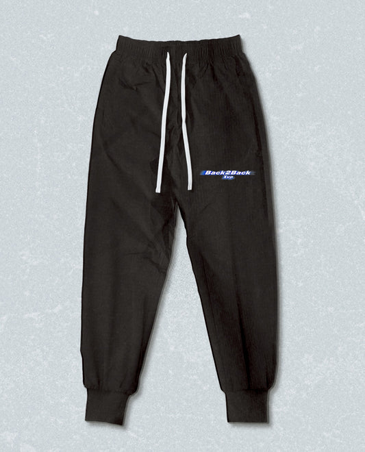 back 2 back nylon pants black
