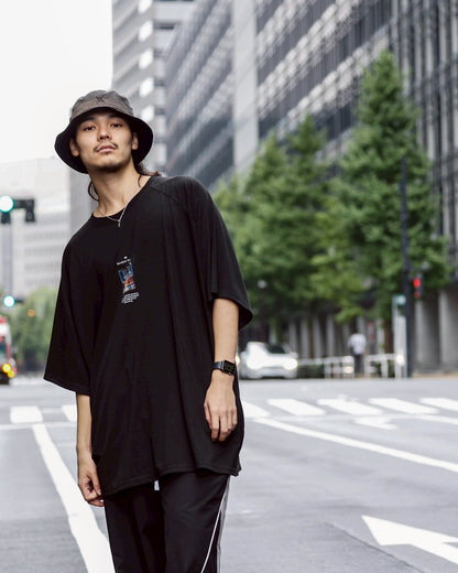 whisky logo T shirt black