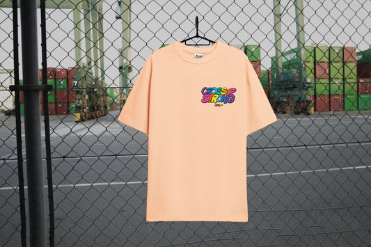 STRONG T shirt apricot