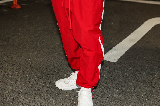 Full scale cargo pants Red