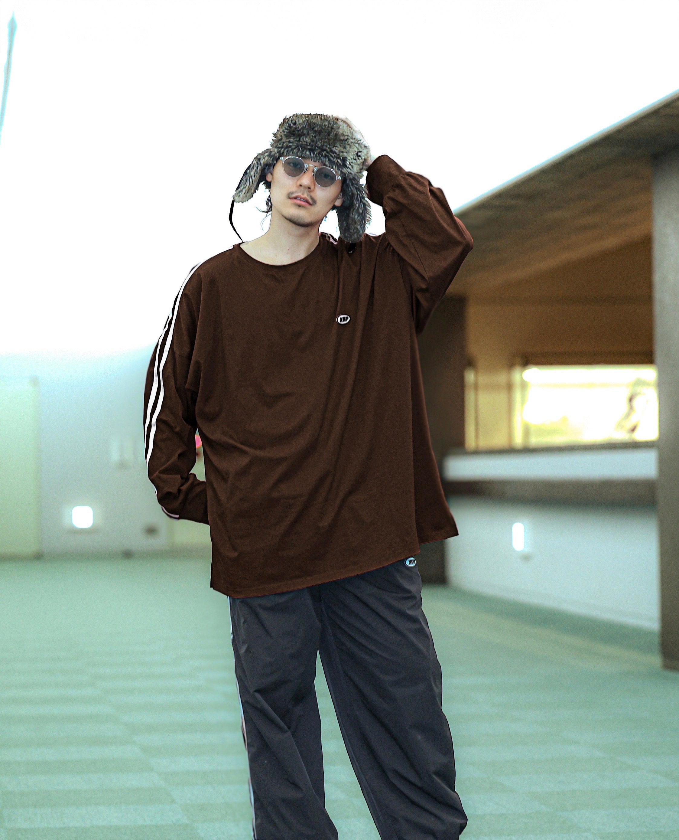 XUP line long sleeve brown