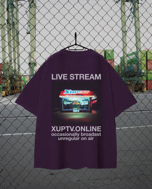 Live stream Tshirt purple