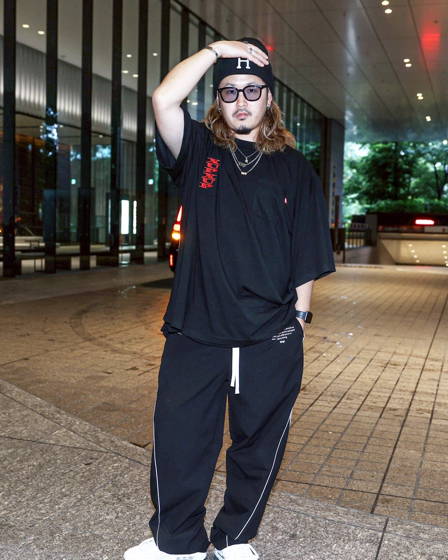 Sensitive Track Pants black