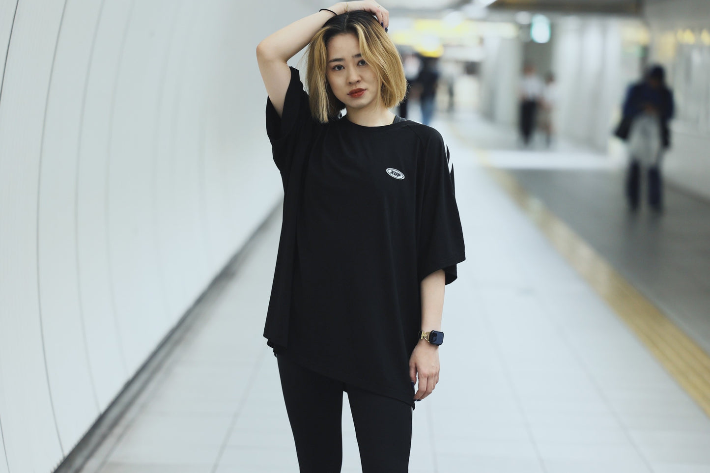 XUP line Tshirt black