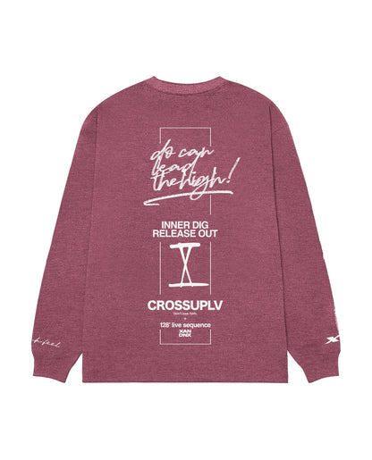 LV long sleeve ruby red
