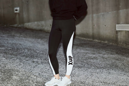 twotone leggings black