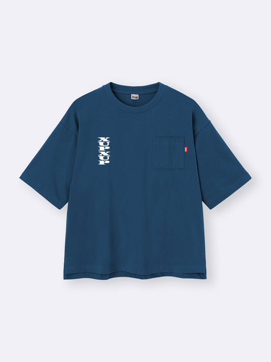XUP embro Tshirt indigo