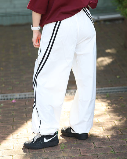 XUP FLOW LINE pants white