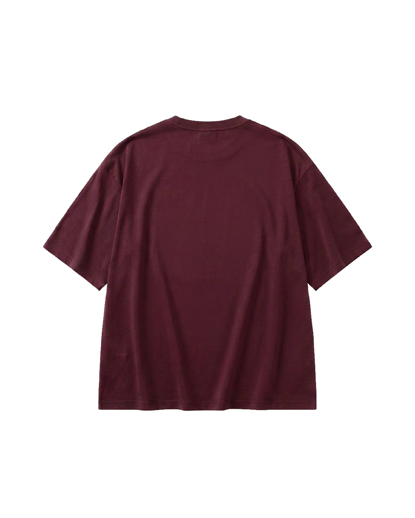 ICONIC DICE Embroidery Tshirt burgundy