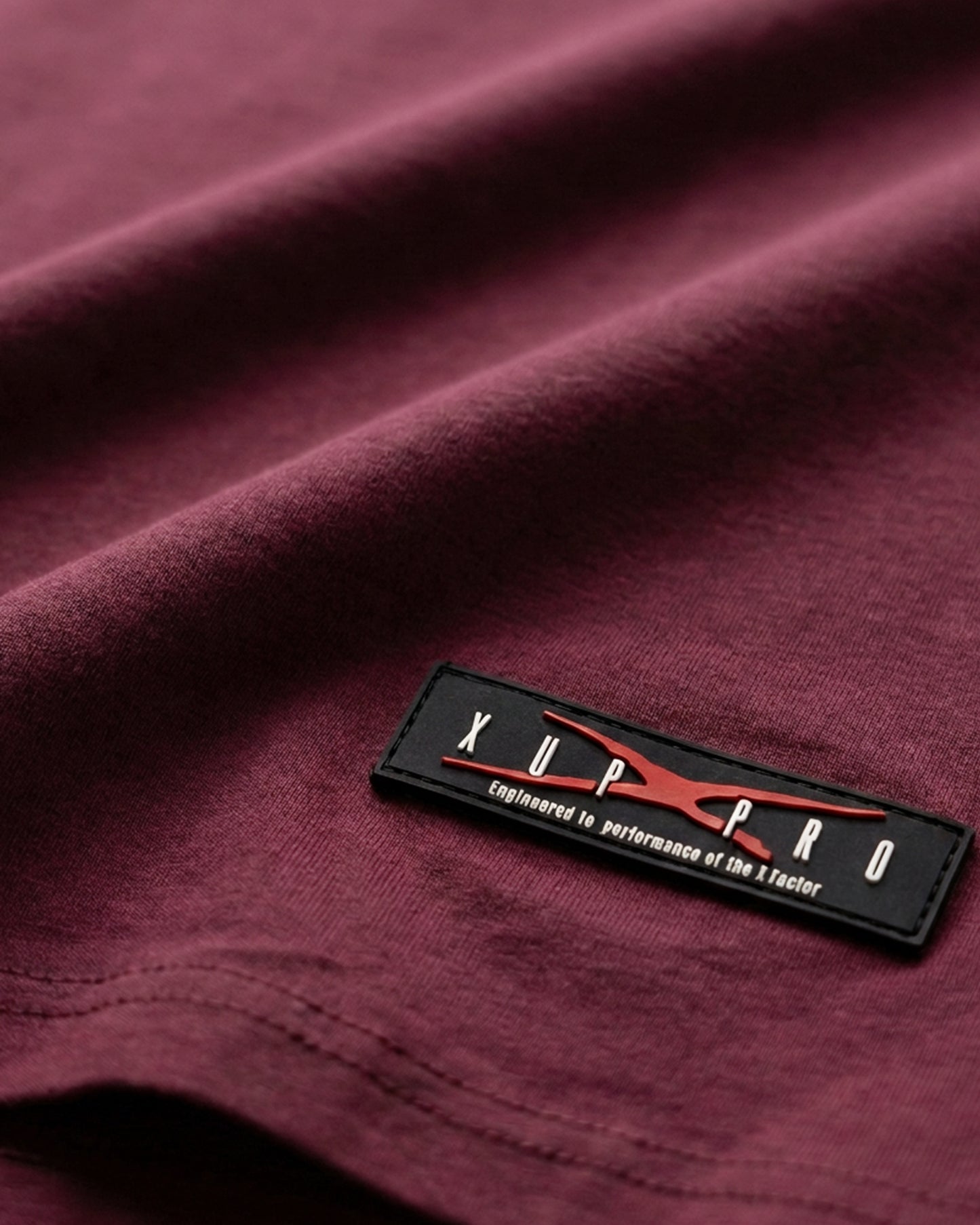ICONIC DICE Embroidery Tshirt burgundy