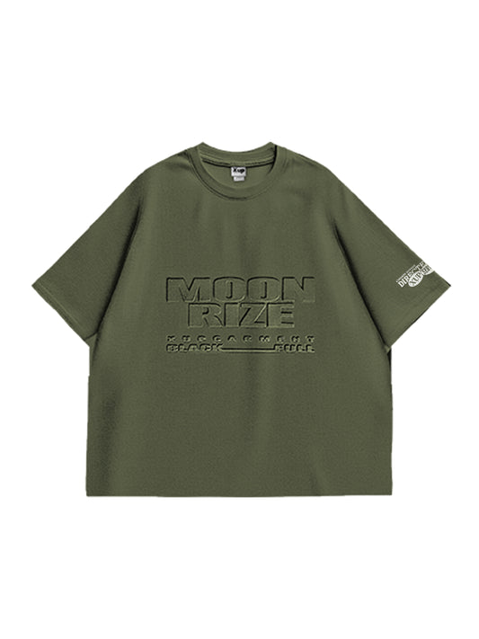 MOON RISE T shirt olive khaki