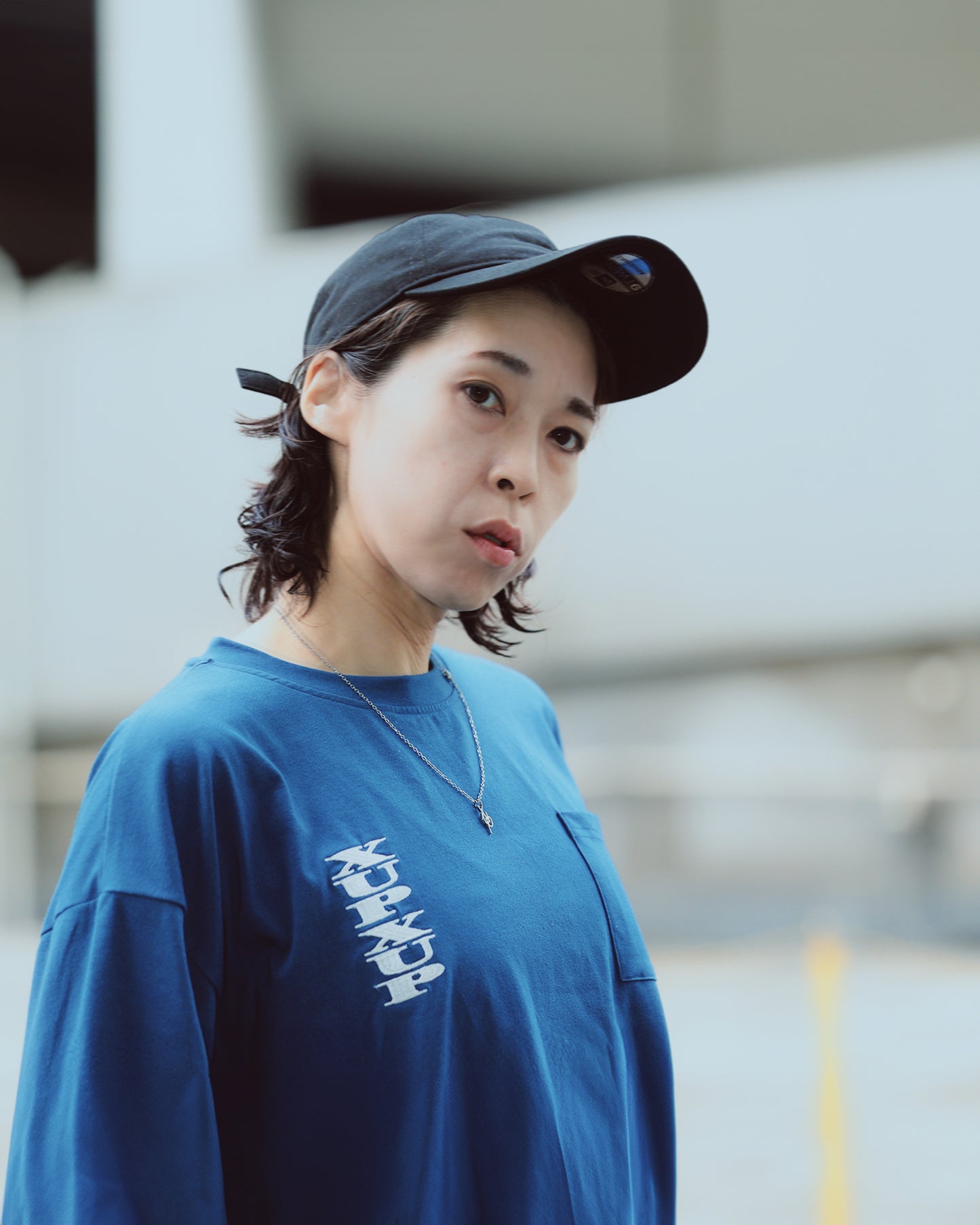XUP embro Tshirt indigo