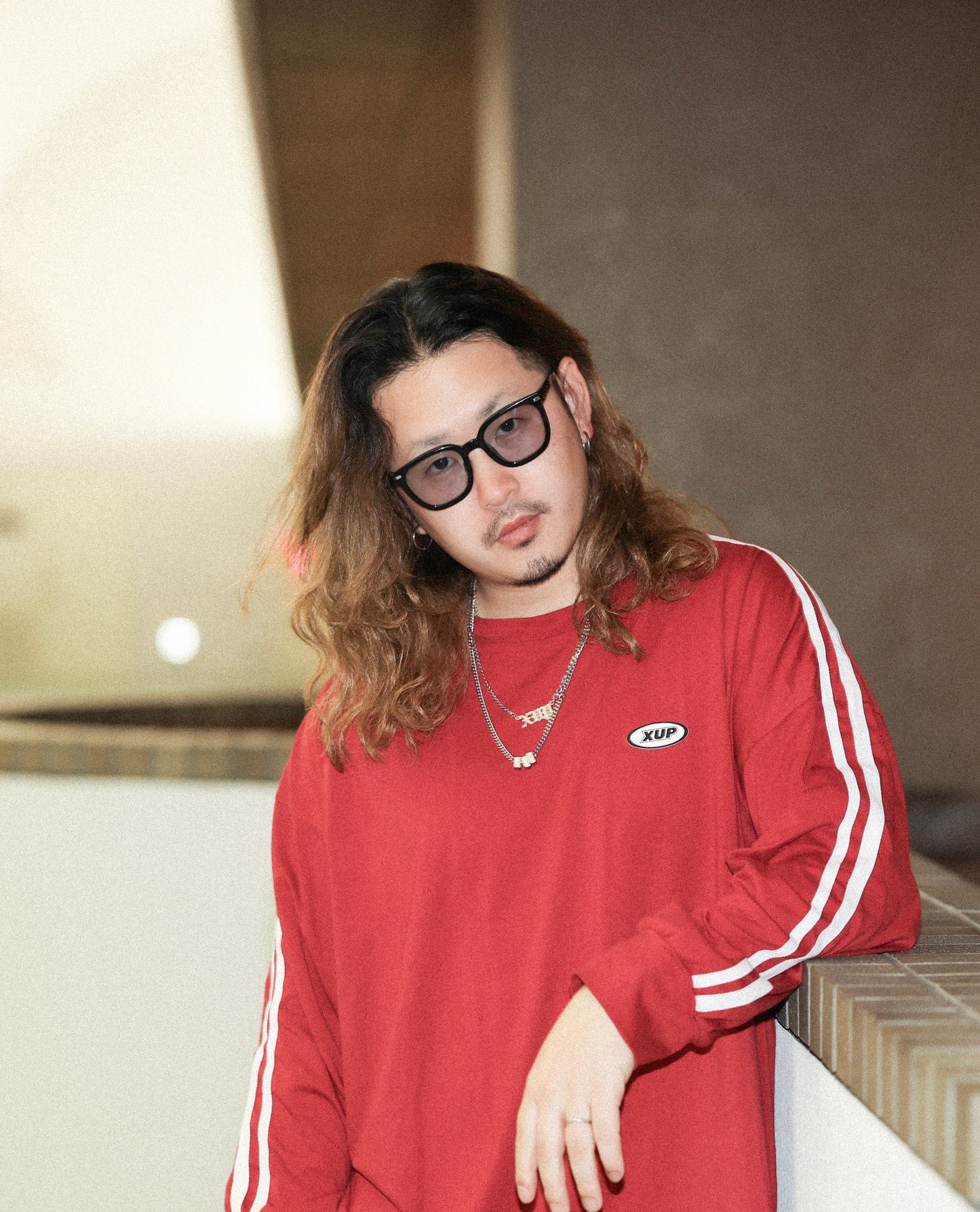 XUP line long sleeve burgundy