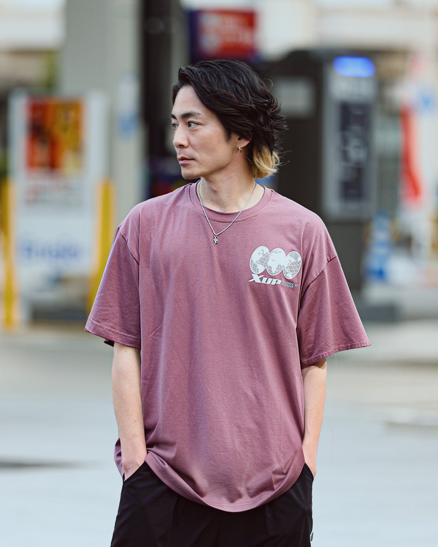 XUP WORLD Tshirt bordeaux