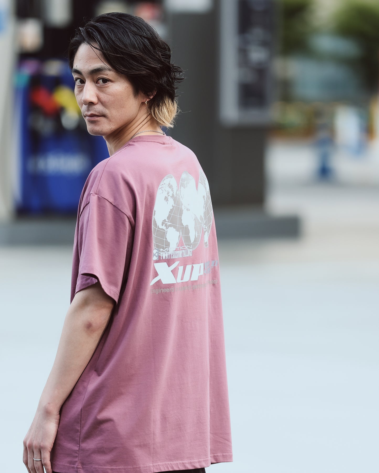XUP WORLD Tshirt bordeaux