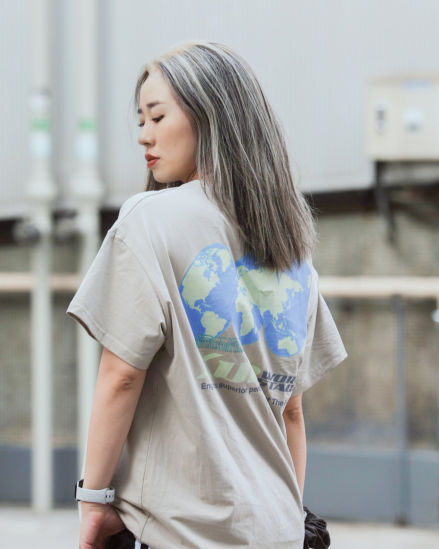 XUP WORLD Tshirt sand beige