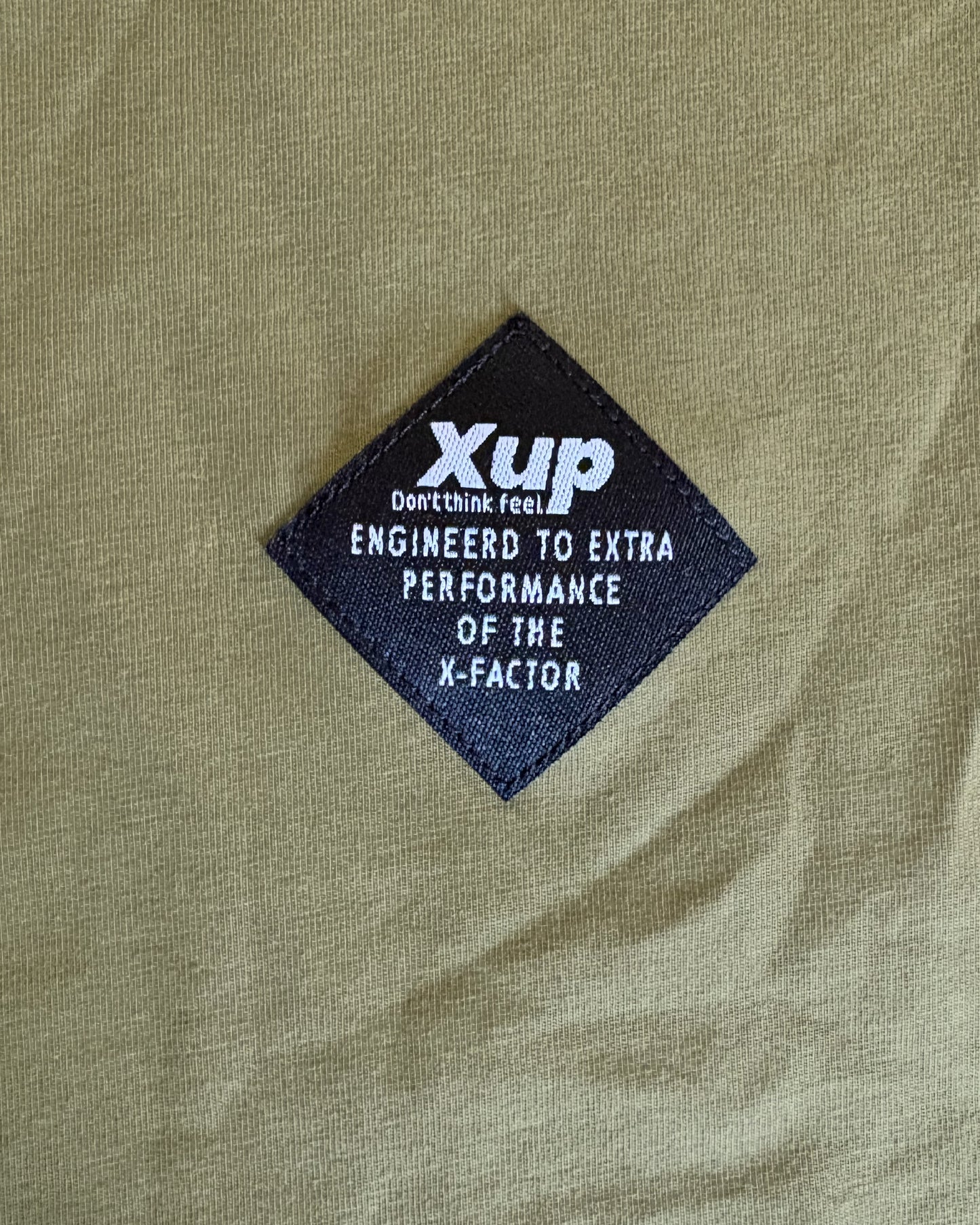 CROSSUP Arch  T shirt Olive White