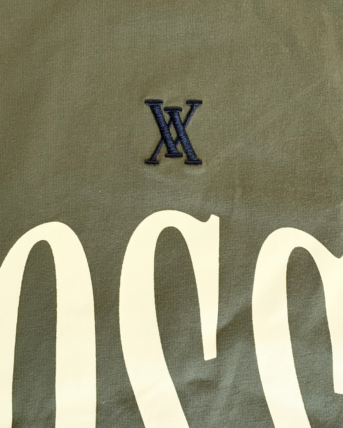 CROSSUP Arch  T shirt Olive White