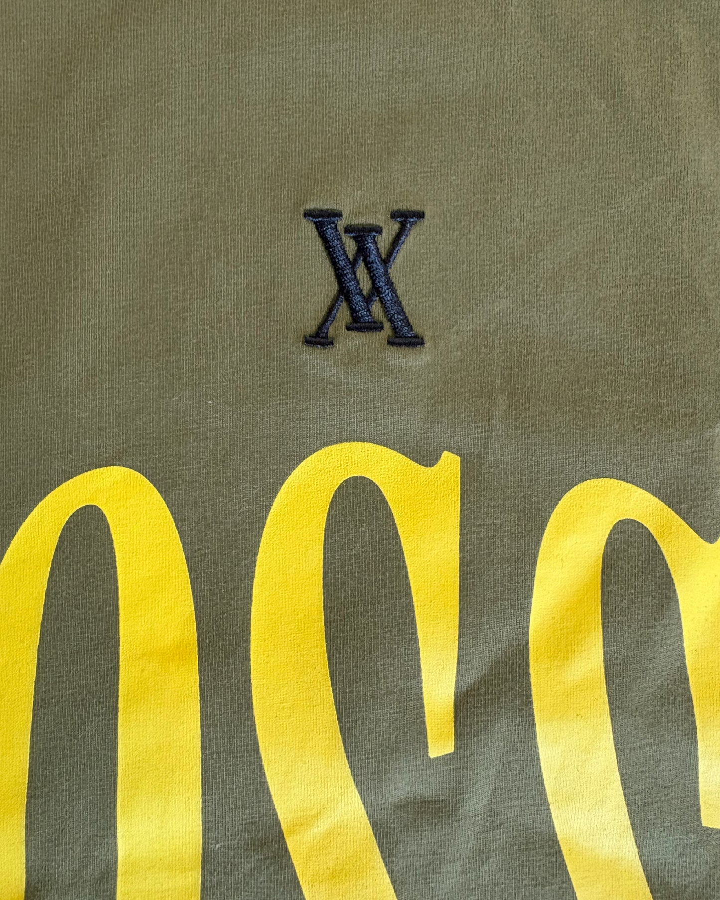 CROSSUP Arch T shirt Olive Yellow