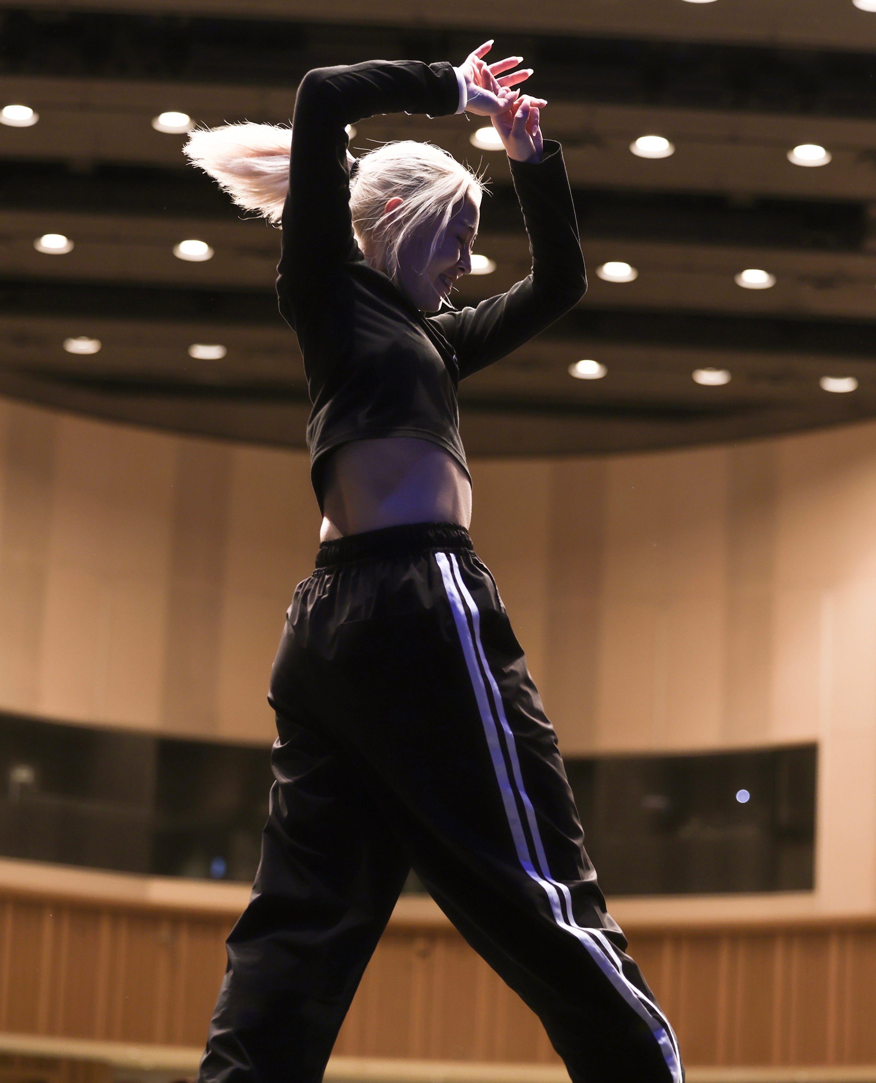 XUP LINE TRACK PANTS black