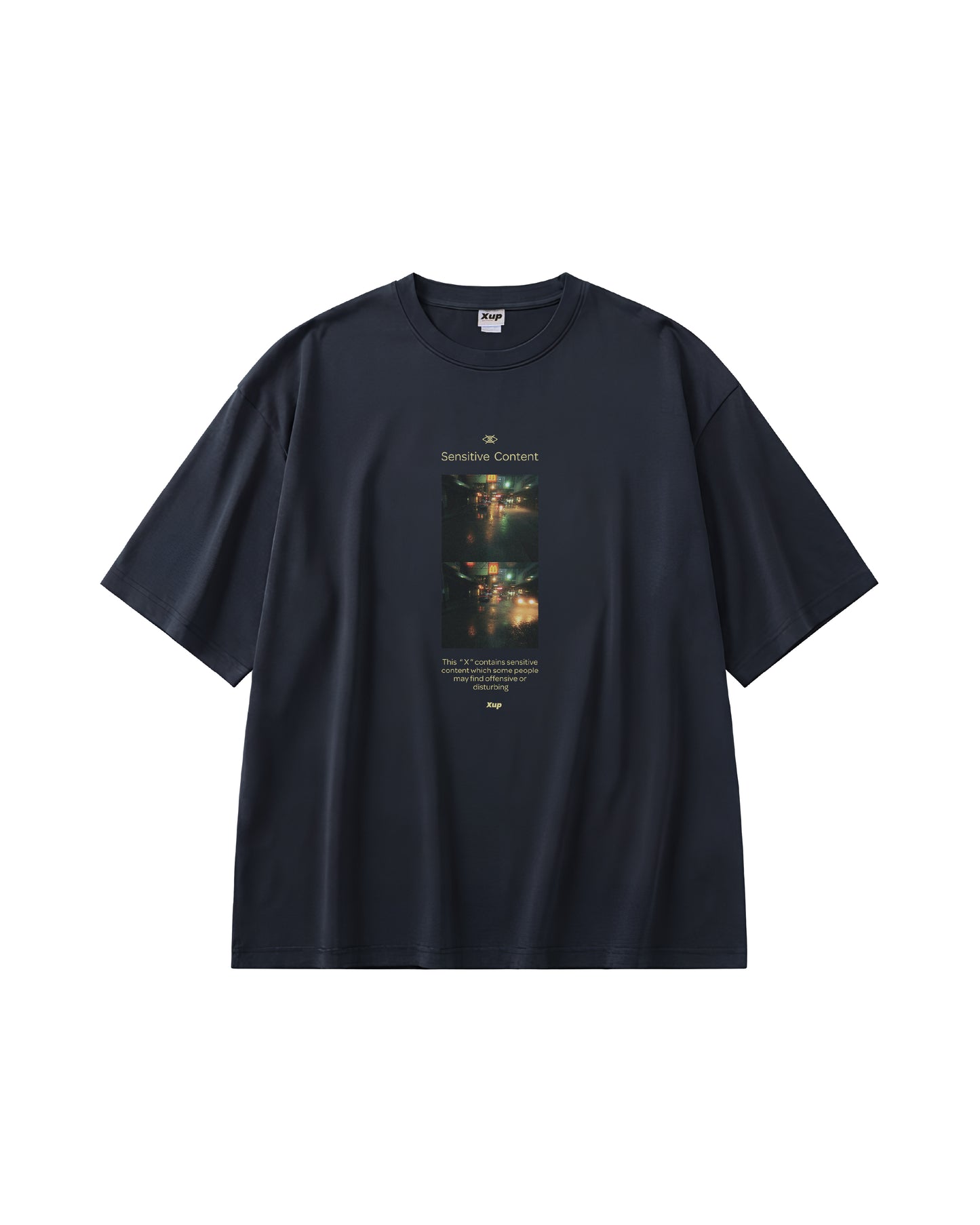 Sensitive Content Photo Tshirt Carbon Black