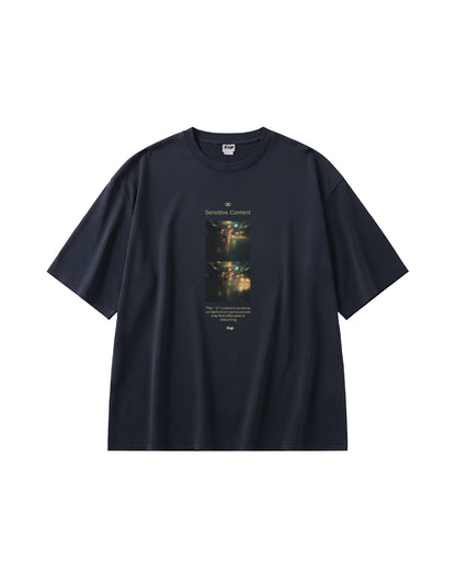 Sensitive Content Photo Tshirt Carbon Black