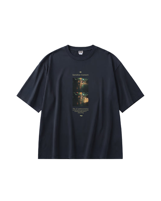 Sensitive Content Photo Tshirt Carbon Black