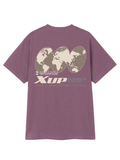 XUP WORLD Tshirt bordeaux