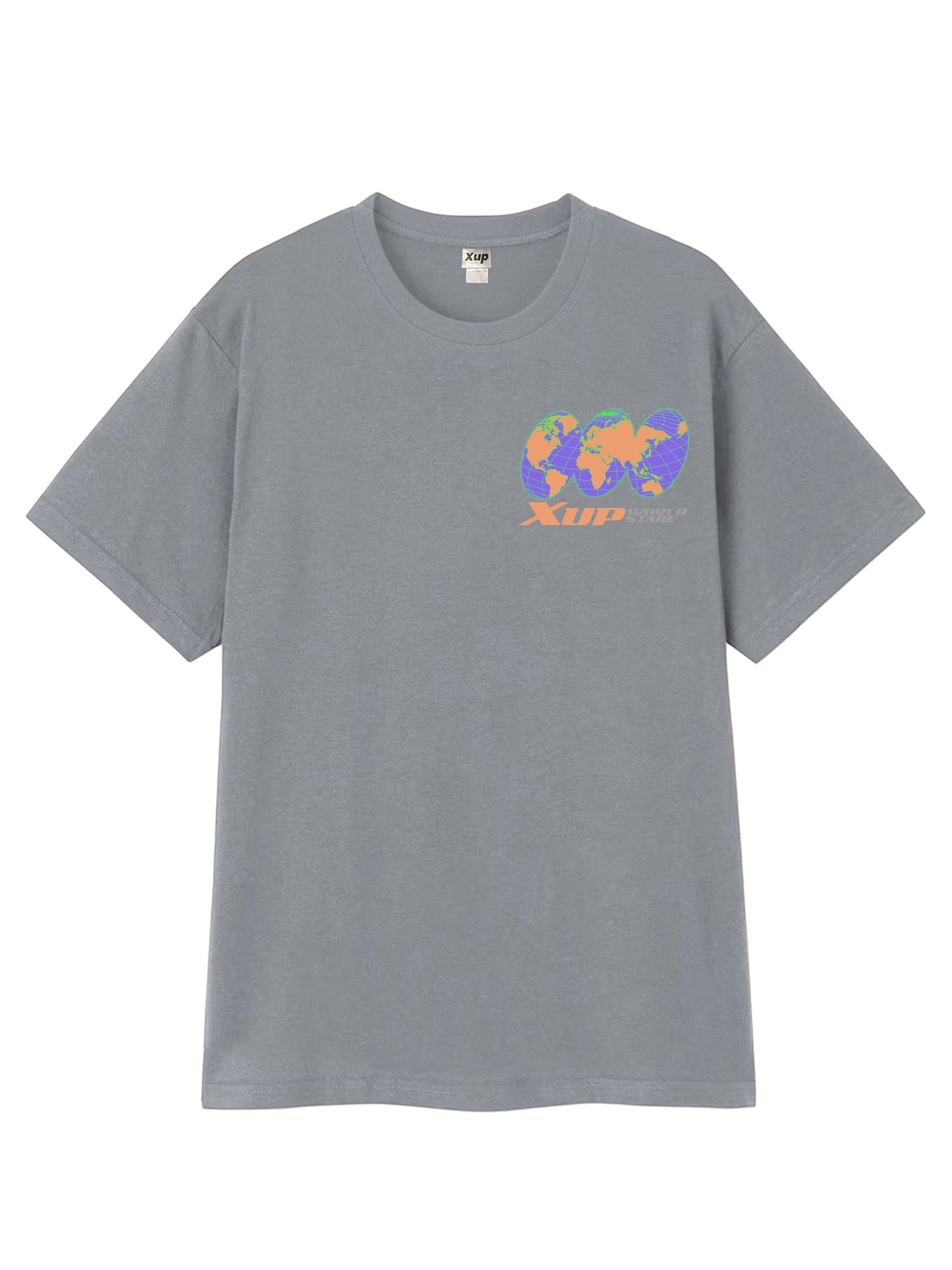 XUP WORLD Tshirt charcoal black