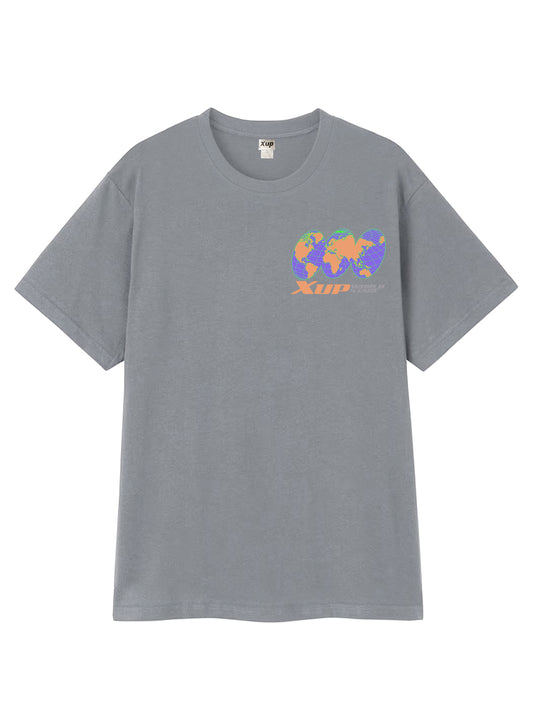 XUP WORLD Tshirt charcoal black