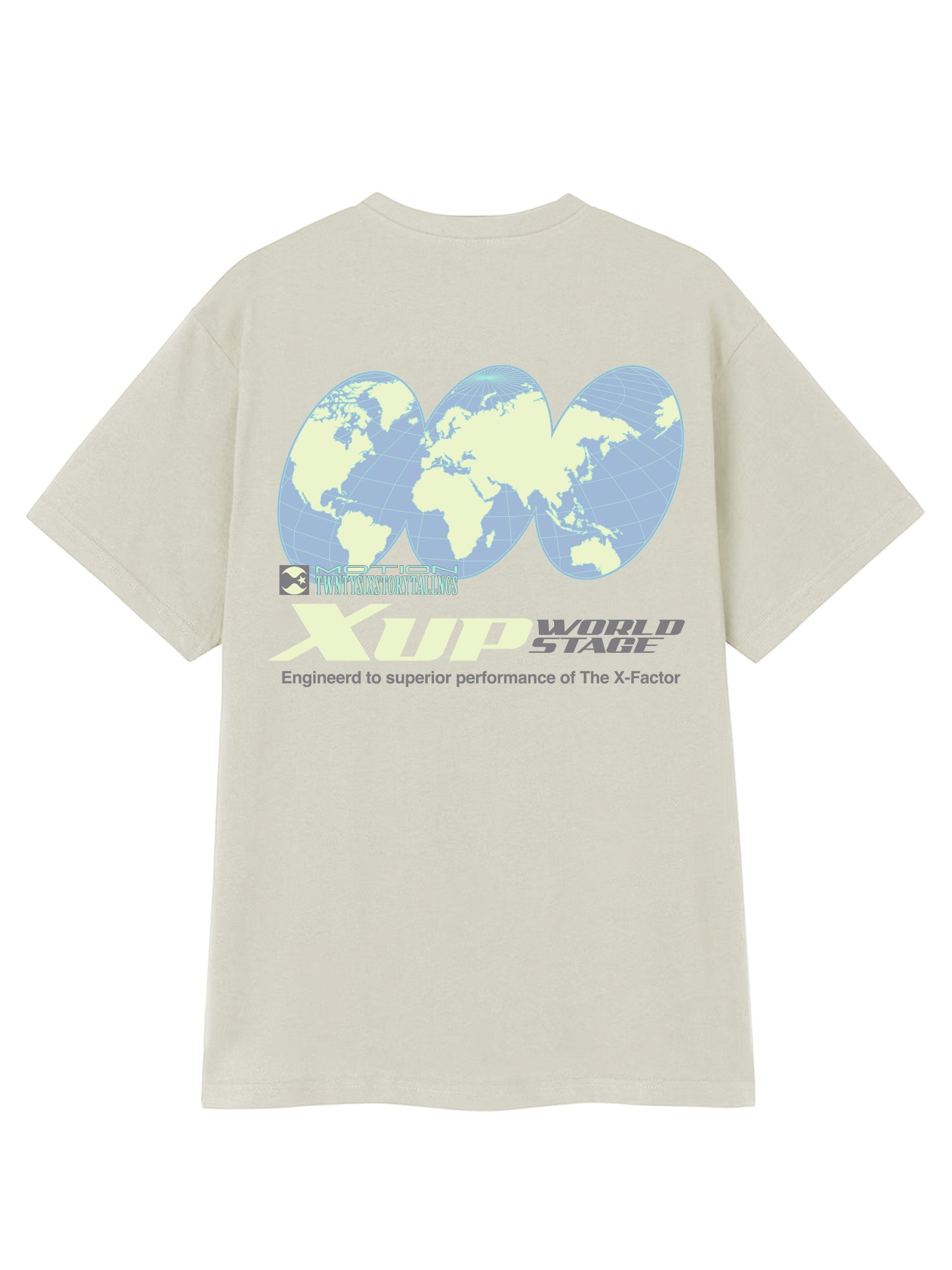 XUP WORLD Tshirt sand beige